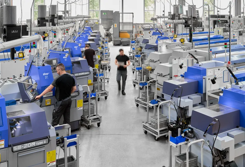 Fertigungshalle der Landolt GmbH & Co. KG in Gosheim